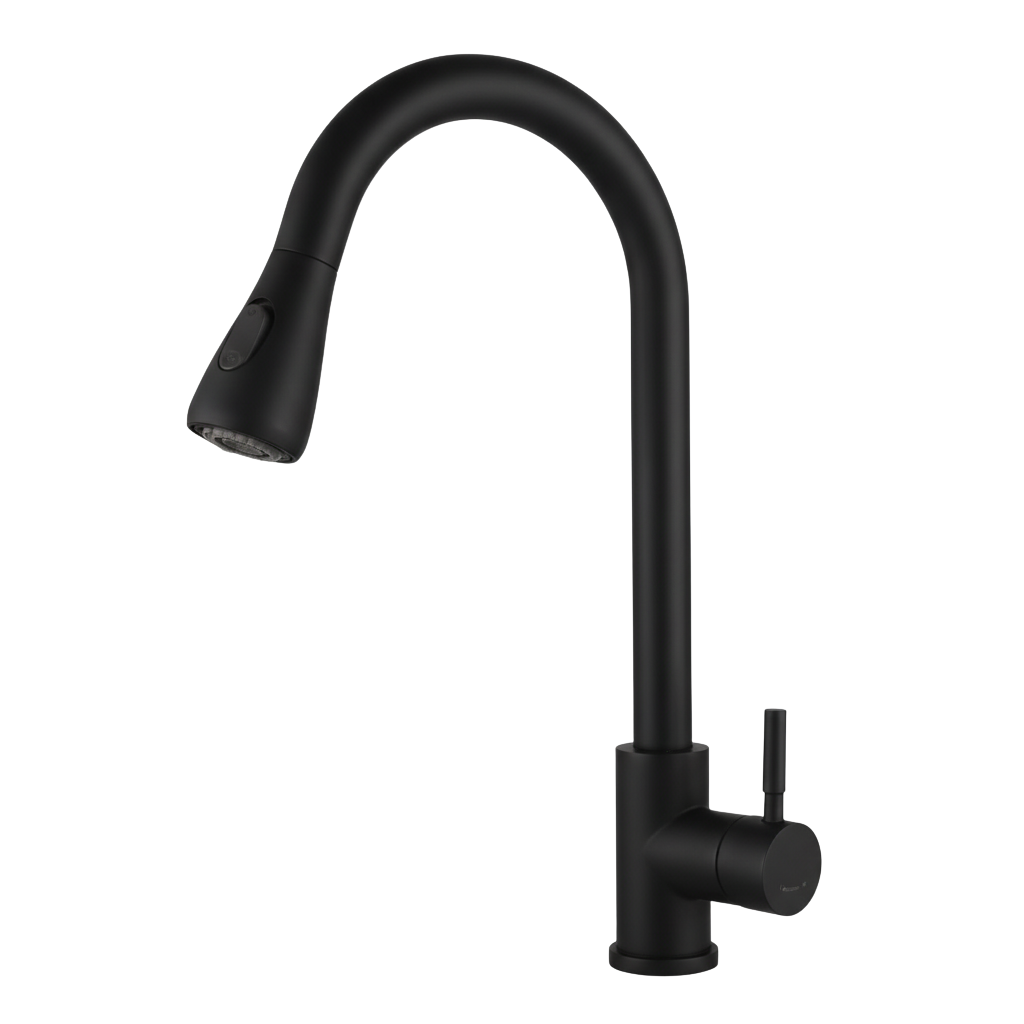 robinet-cuisine-douchette-Noir