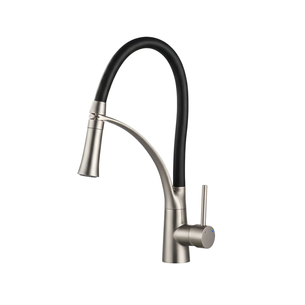 robinet-cuisine-douchette-extractible-nickel