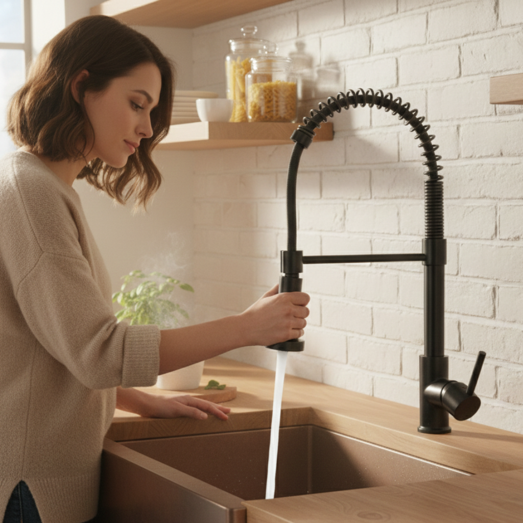 robinet-cuisine-ressort-douchette-extractible-deporte-vaisselle-2