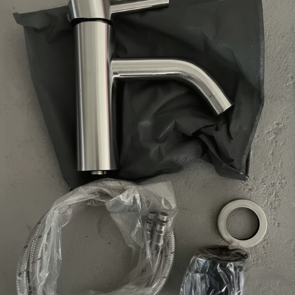 robinet-lavabo-monocommande-acier-inoxydable-design-contenu